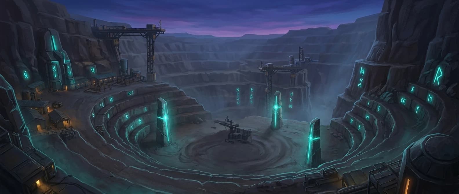 Nobody moves. Not the machines, not the husks, not the thing in the air.