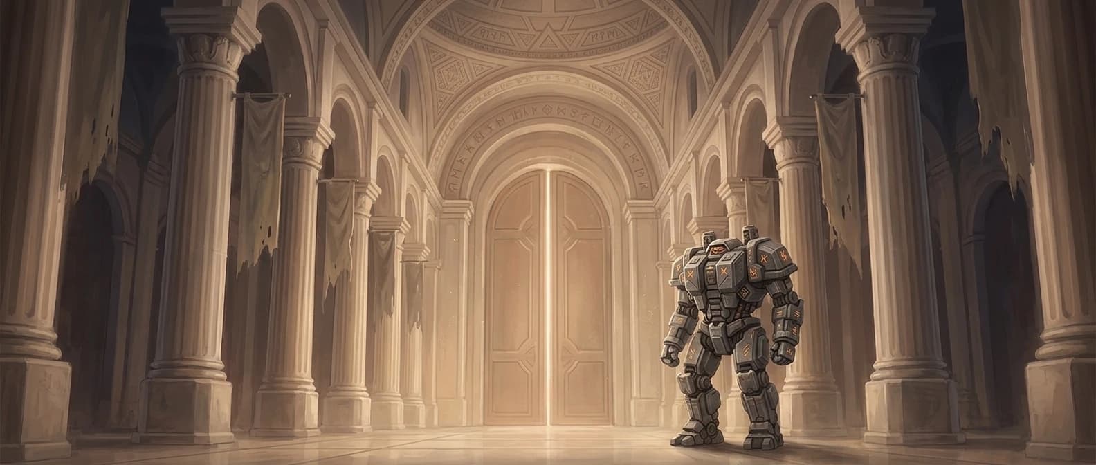 The memory. The great hall again, and this time you can see it is empty.