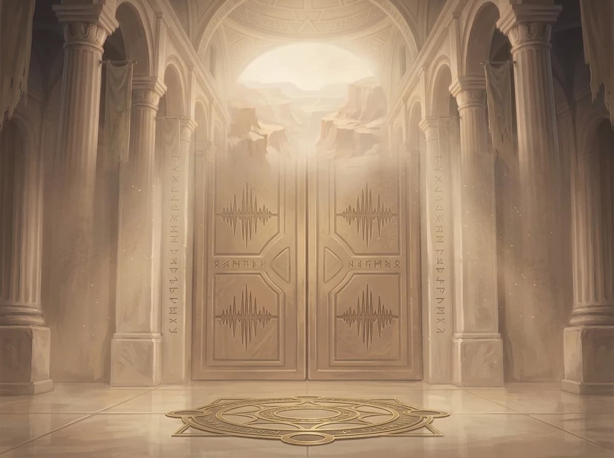 The memory. Closed doors, a mark on the floor, nobody coming.