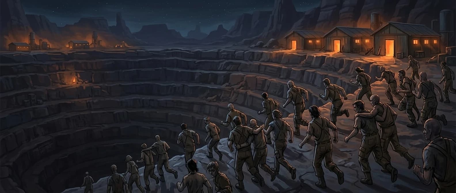 And then they run. Uphill, on their own feet, toward the lights.