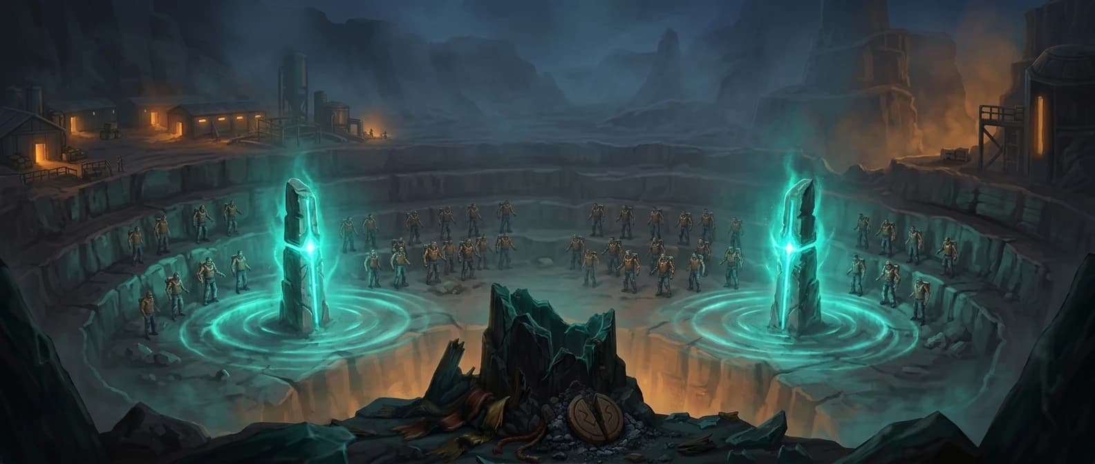 Two Stones left, and a hundred people still standing in their light.