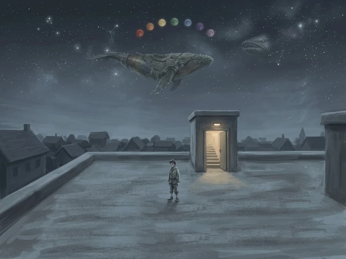 The same memory. Nobody comes up to the roof.