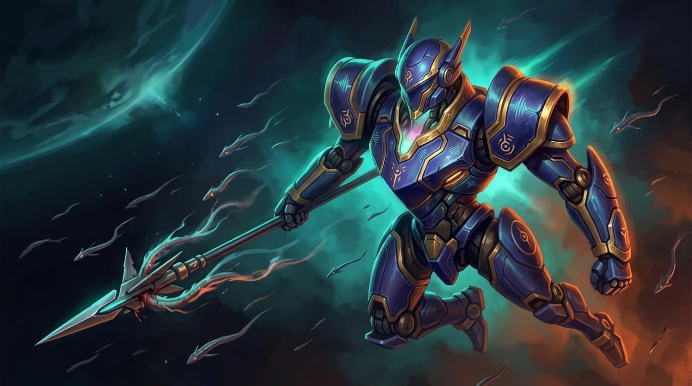 Psyche through the cloud, spear through two.