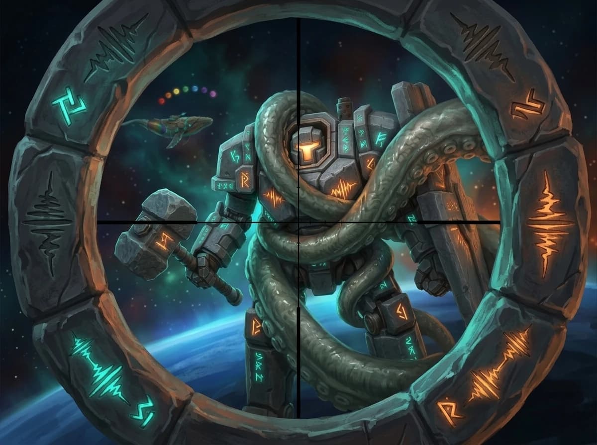 Shadow's scope on the tentacle, and no shot.